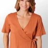 Mata Traders Cotton Wrap Top - Marley