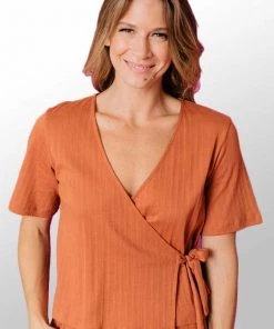Mata Traders Cotton Wrap Top - Marley