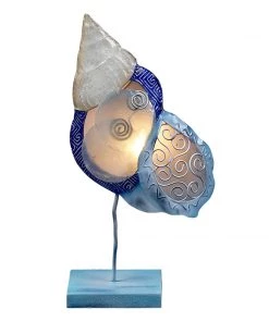 Zappobz Capiz Corfu Shell Lamp Organic Home