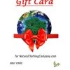 Natural Clothing Co Gift Certificate (downloadable) Gift Ideas
