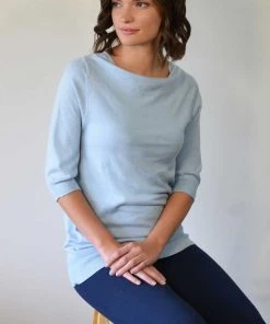 Echo Verde Drape Neck Light Sweater Long Sleeves 8 Echo Verde Drape Neck Light Sweater Long Sleeves