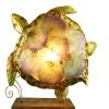Zappobz Capiz Sea Turtle Lamp Organic Home