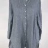 Cutloose Easy Shirt Linen Blend - Long Sleeve Cross Hatch