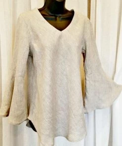 Crown Linen Felicity Linen Tunic Long Sleeves
