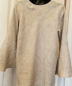 Crown Linen Felicity Linen Tunic Long Sleeves