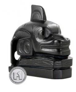 Panabo Organic Home Killer Whale Sculpture - First Nations Art