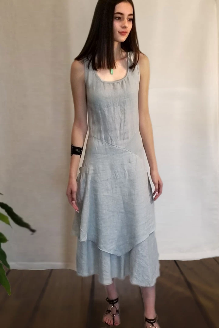 Italian Linen Dress By Inizio - Flutter Dresses 7 Italian Linen Dress By Inizio - Flutter Dresses