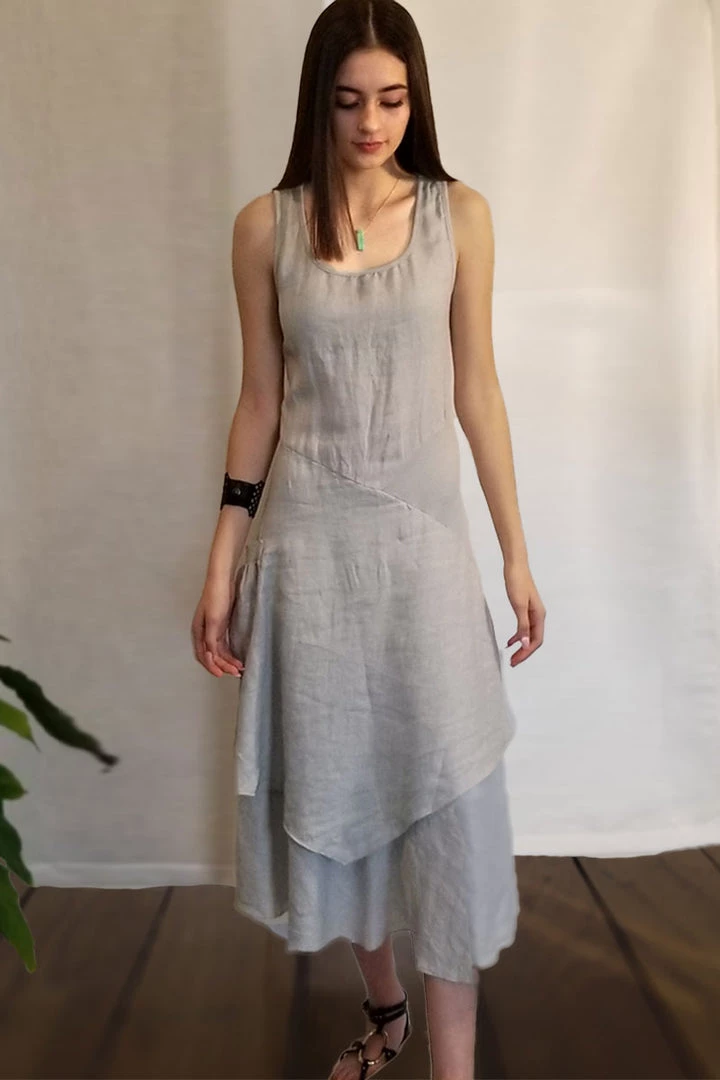 Italian Linen Dress By Inizio - Flutter Dresses 6 Italian Linen Dress By Inizio - Flutter Dresses