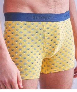 Billybelt Men's Organic Cotton Boxers Briefs - Organic Jersey Yellow