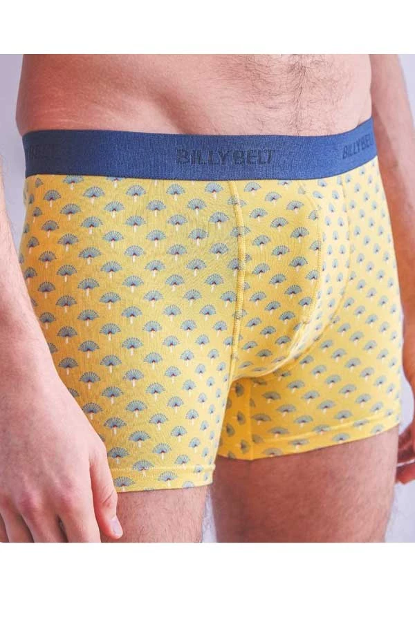 Billybelt Men's Organic Cotton Boxers Briefs - Organic Jersey Yellow 4 Billybelt Men's Organic Cotton Boxers Briefs - Organic Jersey Yellow