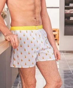 Billybelt Men's Organic Cotton Boxers - Pineapple (S, L Only)