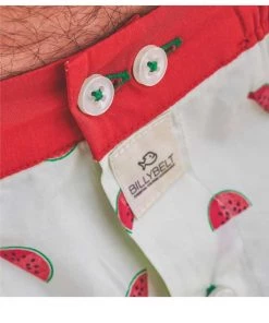 Billybelt Men's Organic Cotton Boxers - Watermelon Or White Banana Underwear