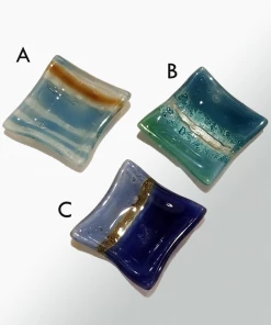 Dunitz Handmade Fused Glass - Ring Dish Jewelry