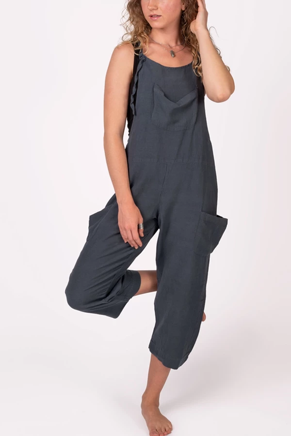 Soul Flower Hemp Viscose Slouchy Overalls 3 Soul Flower Hemp Viscose Slouchy Overalls