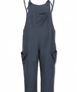 Soul Flower Hemp Viscose Slouchy Overalls
