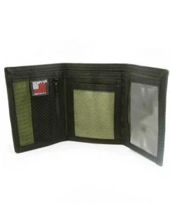 Hempy's Hemp Wallet Tri-fold With Rasta Stripe