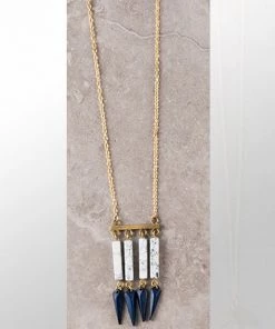 Mata Traders Jewelry Huntress Necklace - Navy