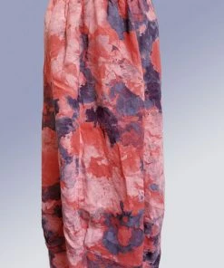 Lands Downunder Italian Linen Skirt - Watercolor New Arrivals