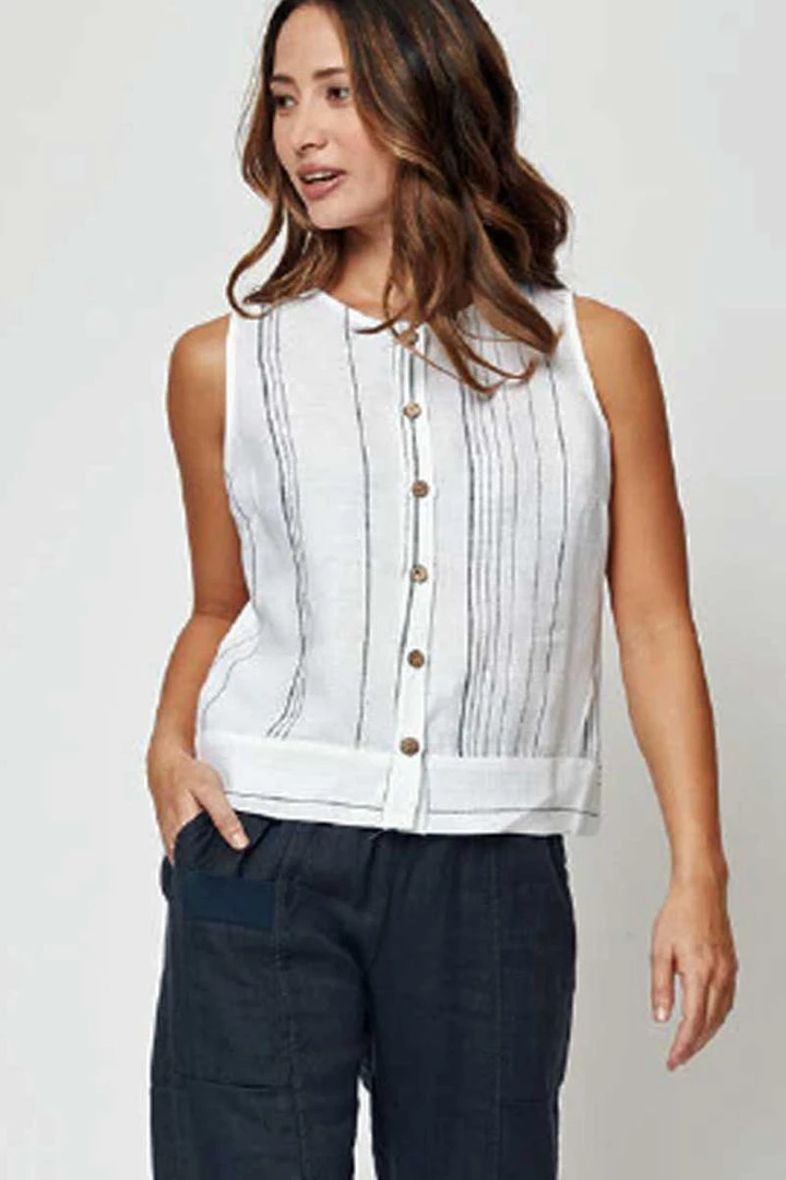 Inizio Sleeveless Vest Shirt 3 Inizio Sleeveless Vest Shirt