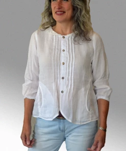 Kleen Long Sleeves Lace Collar Blouse