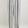 Blue Sky Women's Linen/Bamboo Blend Pants - Stripes New Arrivals
