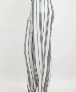 Blue Sky Women's Linen/Bamboo Blend Pants - Stripes New Arrivals