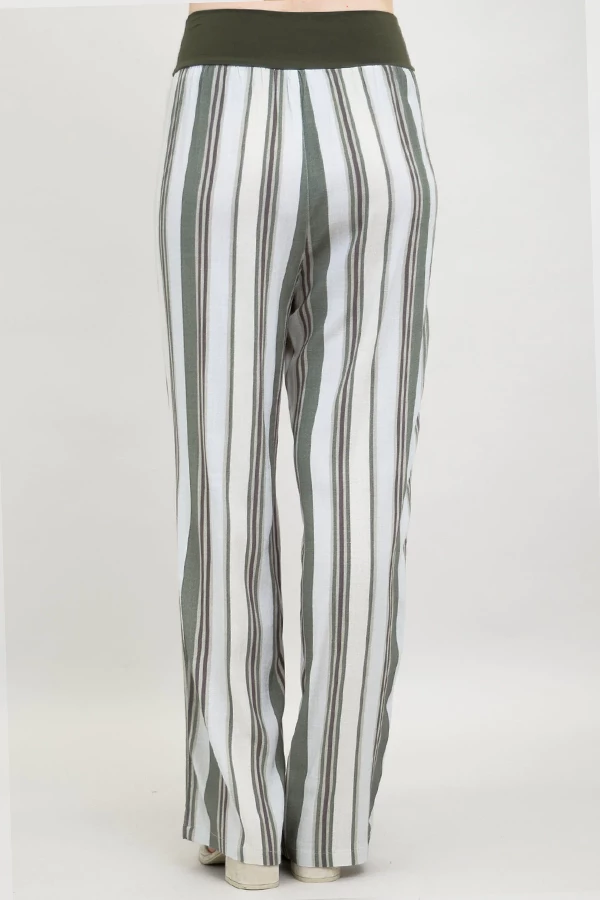 Blue Sky Women's Linen/Bamboo Blend Pants - Stripes New Arrivals 5 Blue Sky Women's Linen/Bamboo Blend Pants - Stripes New Arrivals