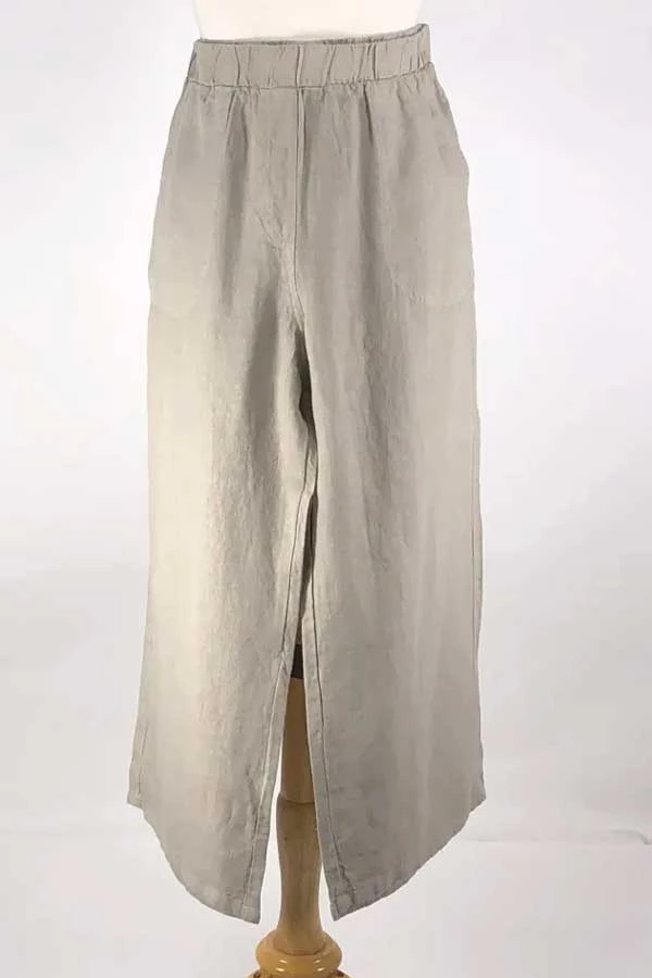 Cutloose Easy Crop Linen Pants 8 Cutloose Easy Crop Linen Pants