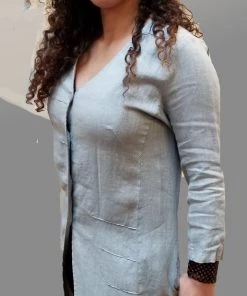 Long Linen Jacket - Inizio (L, XL)