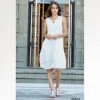 Italian Linen Dress By Inizio - Dots Combo