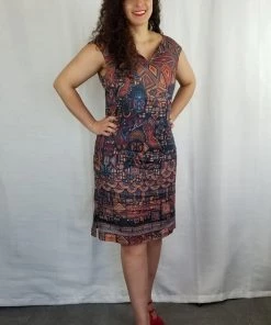 Dresses Printed Linen Dress From Ivko