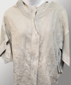 Linen Hoodie By Inizio