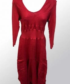 Italian Linen Dress By Inizio - Magic With 3/4 Sleeve