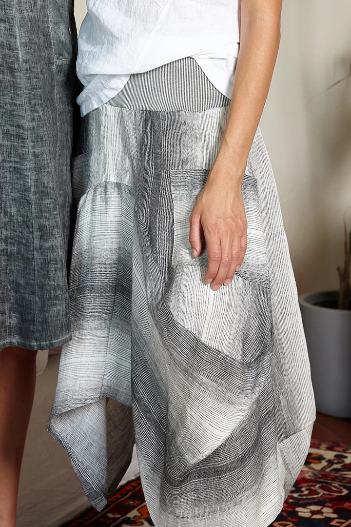 Linen Magic Skirt From Inizio - Stripe Bliss And More New Arrivals 3 Linen Magic Skirt From Inizio - Stripe Bliss And More New Arrivals