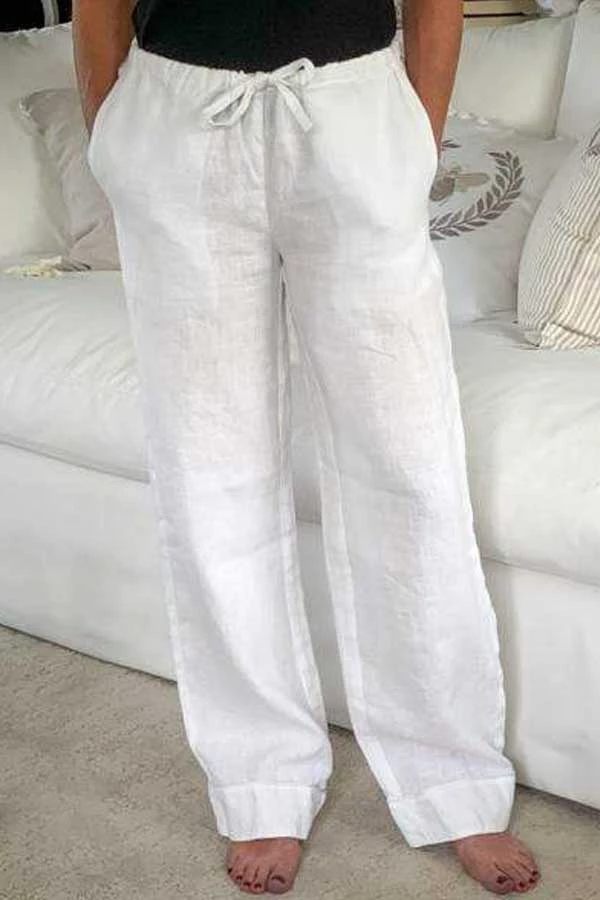 Crown Linen Sienna Linen Pajama Pant Camis, Robes, Sleepwear 3 Crown Linen Sienna Linen Pajama Pant Camis, Robes, Sleepwear