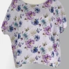 Cutloose Linen Short Sleeve Top - Floral