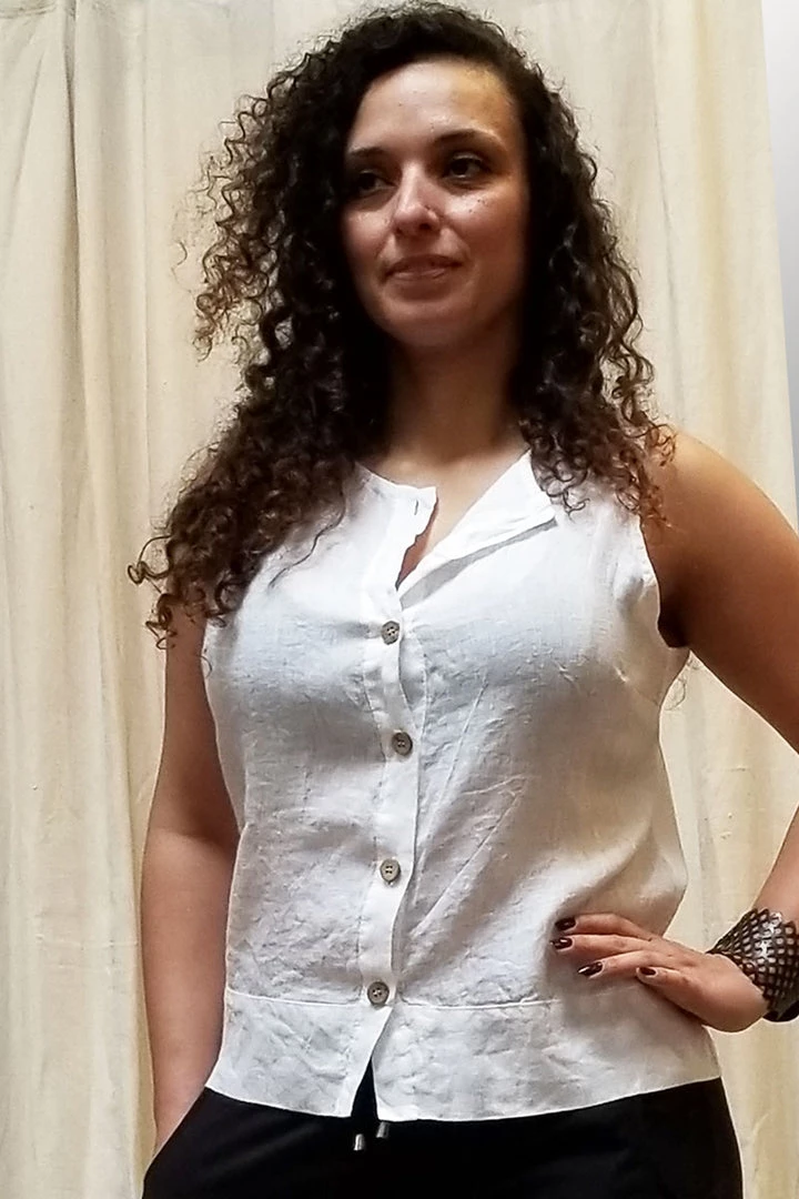 Inizio Sleeveless Vest Shirt 9 Inizio Sleeveless Vest Shirt