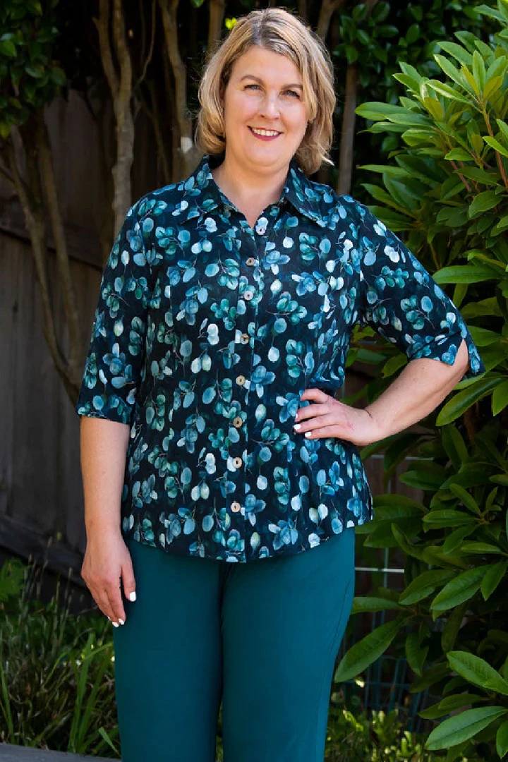 Blue Sky Linen Blend Blouse - Lorine New Arrivals 5 Blue Sky Linen Blend Blouse - Lorine New Arrivals