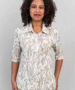 Blue Sky Linen Blend Blouse - Lorine New Arrivals 11 Blue Sky Linen Blend Blouse - Lorine New Arrivals