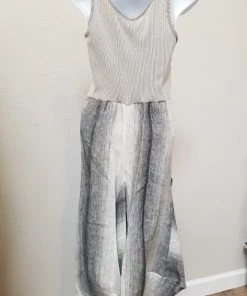 New Arrivals Linen Magic Dress From Inizio - Stripe Bliss Or Dots