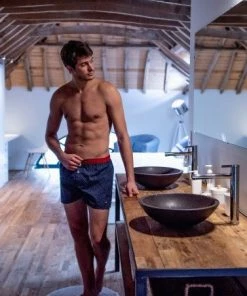 Billybelt Men's Organic Cotton Boxers - Grey Sand