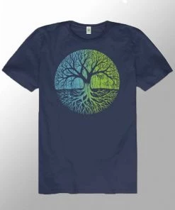 Soul Flower Shirts Men's Hemp Blend Tee - Tree Of Life