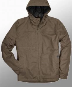 Dri Duck Men's Canvas Hoodie Jacket - Yukon Flex Men's Jackets, Vests