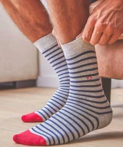 Billybelt Men's Cotton Socks Stripes Rl4 Men's Socks