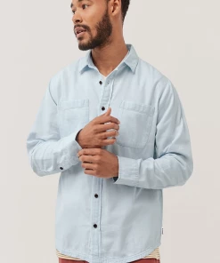 Pact Men’s Denim Chambray Ranch Shirt
