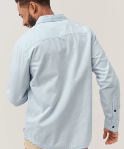 Pact Men’s Denim Chambray Ranch Shirt 12 Pact Men’s Denim Chambray Ranch Shirt