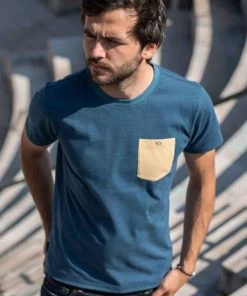 Billybelt Shirts Men's Organic Cotton T-shirt Striped