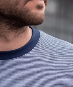 Billybelt Shirts Men's Organic Cotton T-shirt Striped