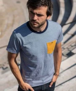 Billybelt Shirts Men's Organic Cotton T-shirt Striped