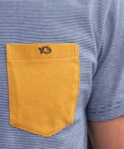 Billybelt Shirts Men's Organic Cotton T-shirt Striped